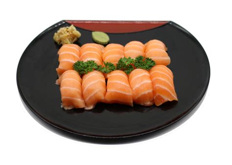 niguiri salmão - salmão assado